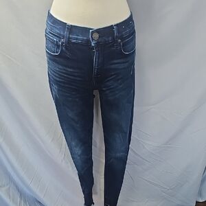 Women's Dark Blue Jeans